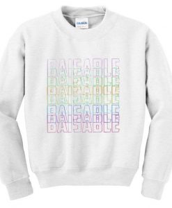 Baisable sweatshirt ZNF08