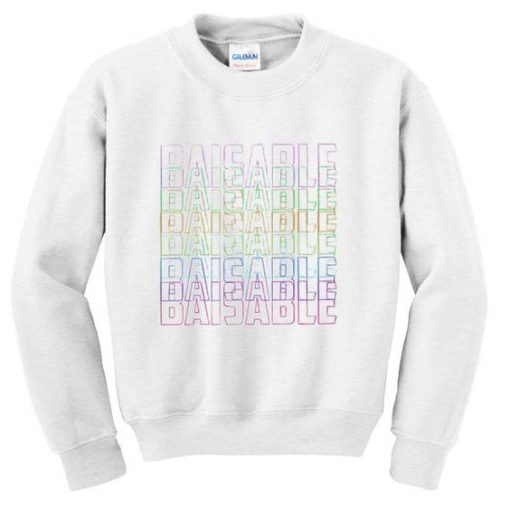 Baisable sweatshirt ZNF08