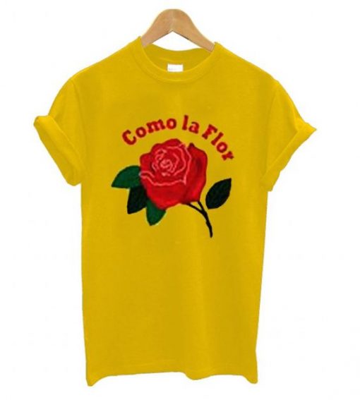 COMO LA FLOR ROSE TSHIRT ZNF08