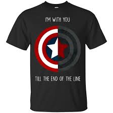 Captain America I'm With You t-shirt ZNF08
