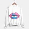 Cotton Candy Lip Kiss Sweatshirt ZNF08