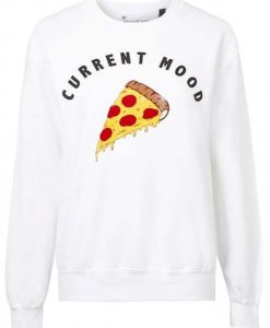 Current Mood Pizza Sweatshirt ZNF08