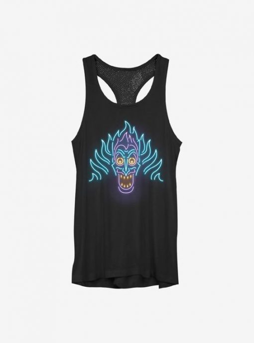 Disney Villains Neon Hades Girls Tank ZNF08