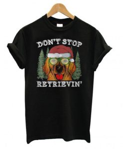 Dont-stop-golden-retriever-Christmas-T-shirt ZNF08