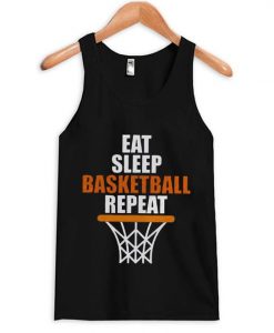 Eat Sleep Basketball Repeat Tank-Top ZNF08