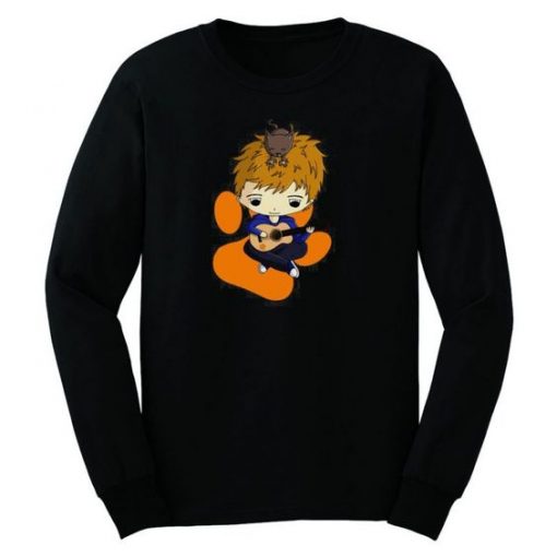 Ed Sheeran Cartoon Baseball Sweatshirt ZNF08