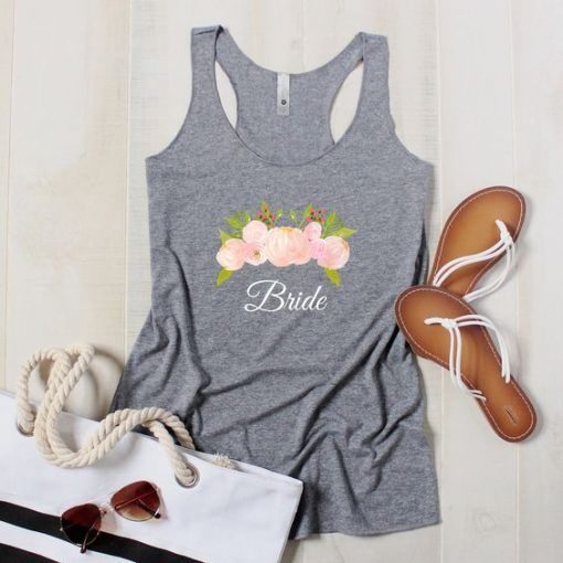 Flowers Bride Tanktop ZNF08