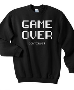 Gameover-continue-Sweatshirt ZNF08