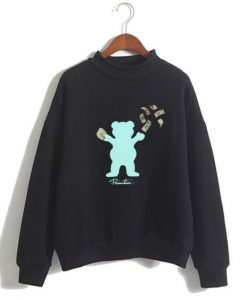 Grizzly Bear Pullover Sweatshirt ZNF08