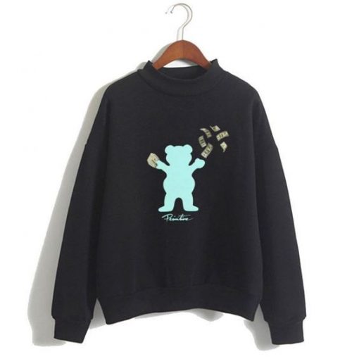 Grizzly Bear Pullover Sweatshirt ZNF08