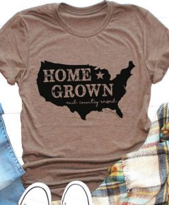 HOME GROWN USA Tee Shirt ZNF08