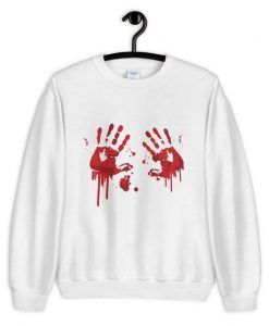 Halloween Bloody Hands Sweatshirt ZNF08
