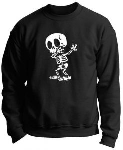 Halloween Dabbing Skeleton Sweatshirt ZNF08