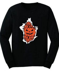 Halloween Pumpkins Burst Sweatshirt ZNF08