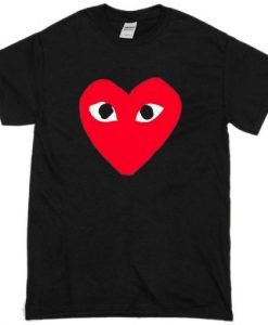 Heart with eyes T-shirt ZNF08