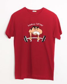 Heavy Lifter Shinchan TSHIRT ZNF08