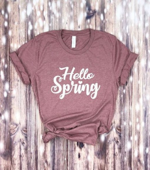 Hello Spring T-shirt ZNF08