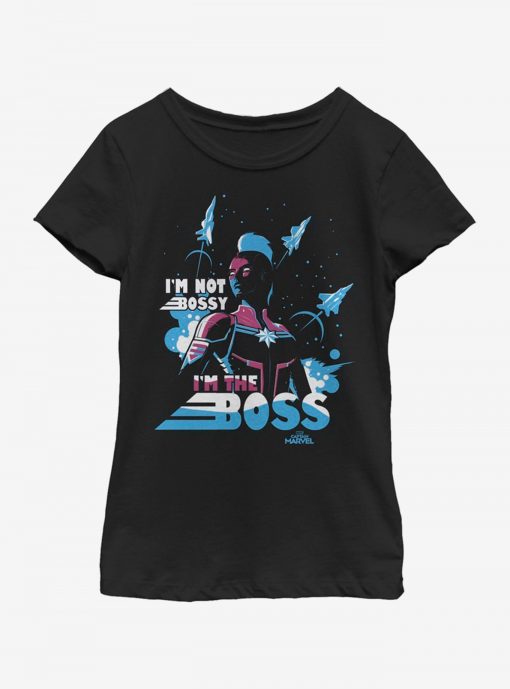 I Am The Boss Youth Girls T-Shirt ZNF08