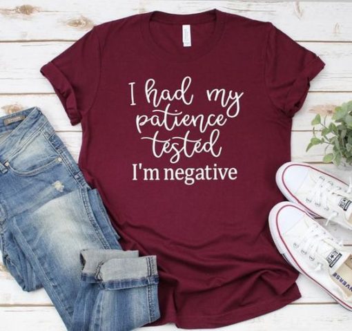 I HADE MY PATIENCE T-Shirt ZNF08