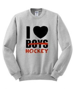 I Love Hockey Sweatshirt ZNF08
