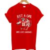 Just A Girl Who Loves Mahomes T Shirt ZNF08