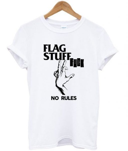 Kristen Stewart Flag Stuff No Rules T-shirt ZNF08