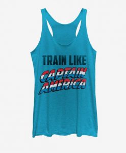 Marvel Captain America Train Like Girls Tank ZNF08