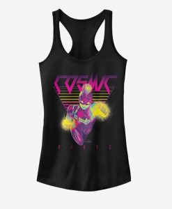 Marvel Captain Marvel Cosmic Neon Girls Tank ZNF08