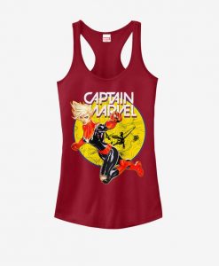 Marvel Captain Marvel Super Ring Girls Tank ZNF08
