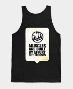Muscles Are Built TANK TOP ZNF08