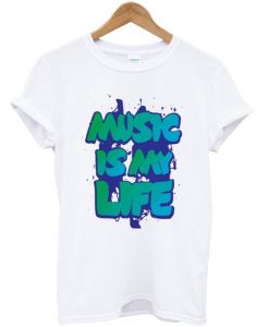 Music is my life t-shirt ZNF08