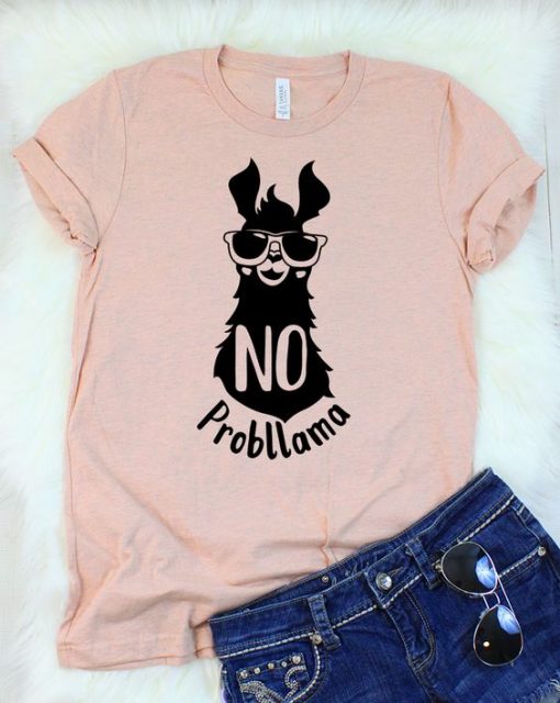 No Probllama T-Shirt ZNF08