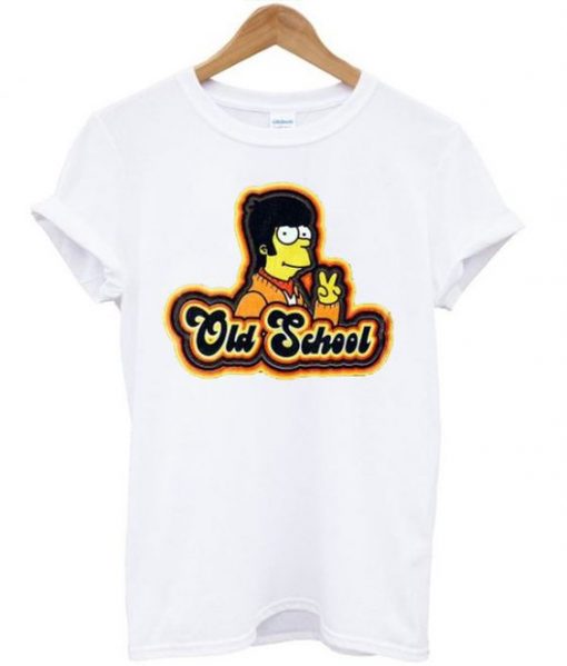 Old School Homer Simpson Funny T-shirt ZNF08