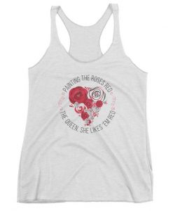 Painting the Roses Red women's tank ZNF08