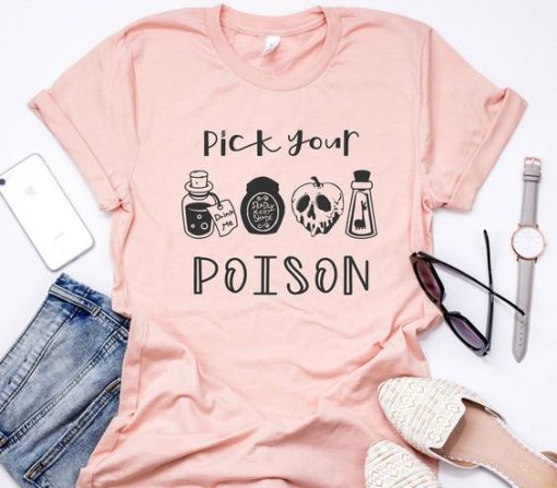 Pick Your Poison Disney Halloween Shirts ZNF08