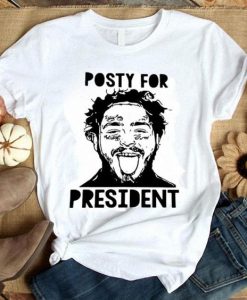 Post Malone posty for president shirt ZNF08