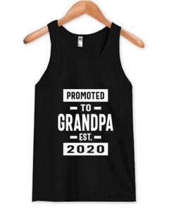Promoted to Grandpa Est 2020 Tank Top ZNF08