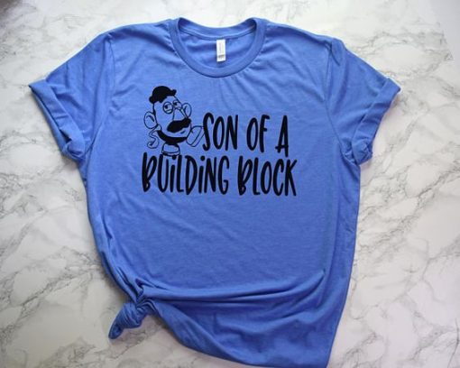 SON OF A BUILDING BLOCK TSHIRT ZNF08