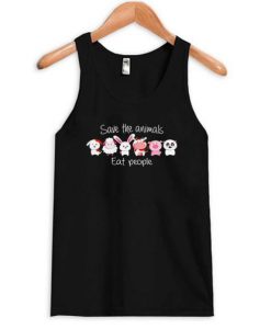 Save The Animals Eat People Tank top ZNF08