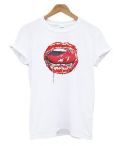 Sexy Red Lips T Shirt ZNF08