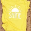 Shine Yellow T-Shirt ZNF08