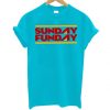 Sunday Funday Kansas City T Shirt ZNF08