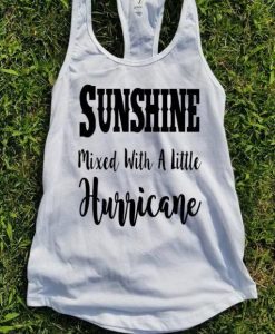 Sunshine Mixed With a Little Hurricane Tank Top ZNF08