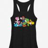 Super Mario Yoshi in Many Colors Girls Tanks ZNF08