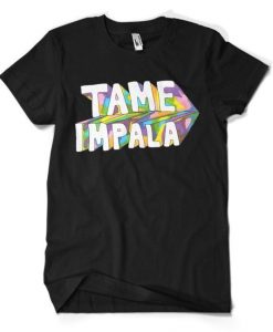 Tame Impala Font T-shirt ZNF08