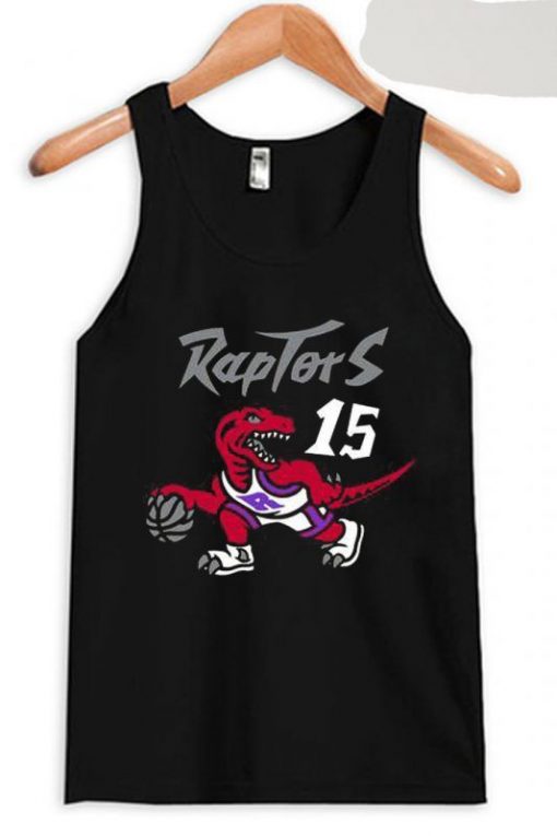 Toronto Raptors Vince Carter 15 Black Tank Top ZNF08