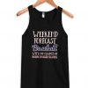 Weekend Forecast Baseball Tank Top ZNF08