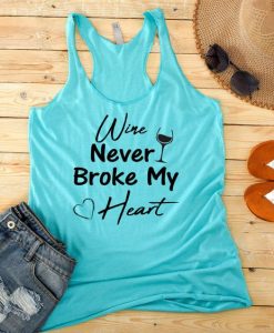 Wine Never Broke My Heart Top ZNF08