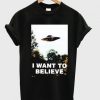 i want to believe cover tshirt ZNF08