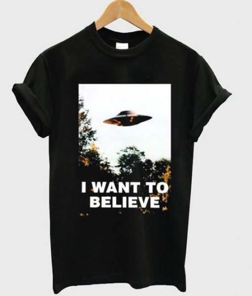 i want to believe cover tshirt ZNF08